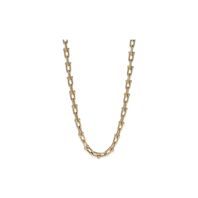 Tiffany & Co. HardWear Medium Link Necklace 18inch "Yellow Gold"