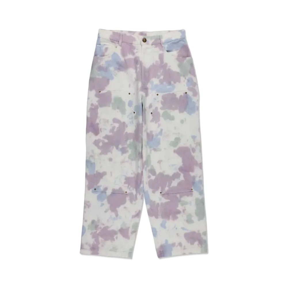 WIND AND SEA Uneven Dye Painter Pant "Chamois Pink"