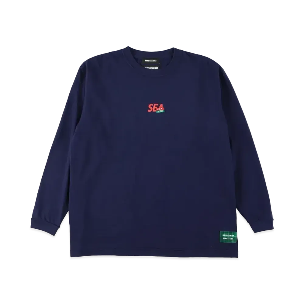 WIND AND SEA GOD SELECTION XXX (X.X.X) L/S TEE "Navy"