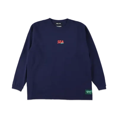 WIND AND SEA GOD SELECTION XXX (X.X.X) L/S TEE "Navy"