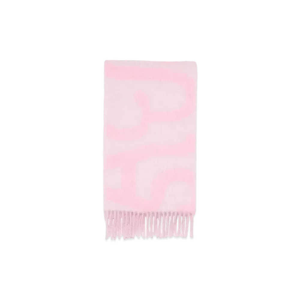 Acne Studios Fringe scarf "Pink"
