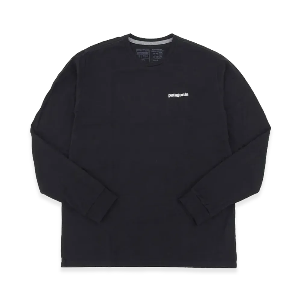 Patagonia P-6 Logo Responsibili L/S T-Shirt "Black"