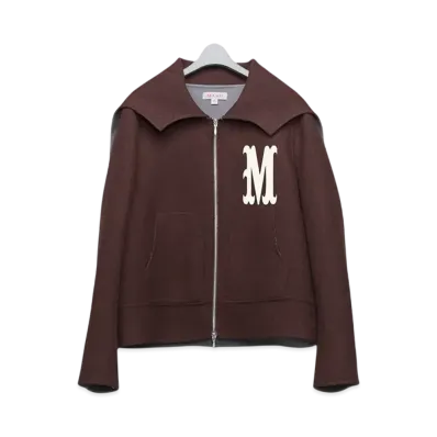 MASU Bat Collar Zip-Up Jacket "Brown" MPFW-BL0124