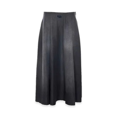 Diesel Women's De-Annie S3 Denim Skirt "Gray"