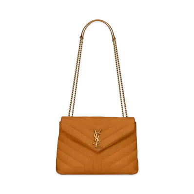 Saint Laurent Loulou Small In Matelasse Y Leather "Cork"