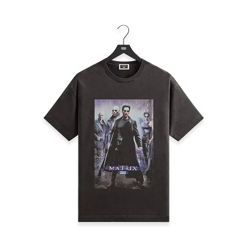 Kith x The Matrix Poster Vintage Tee "Black"