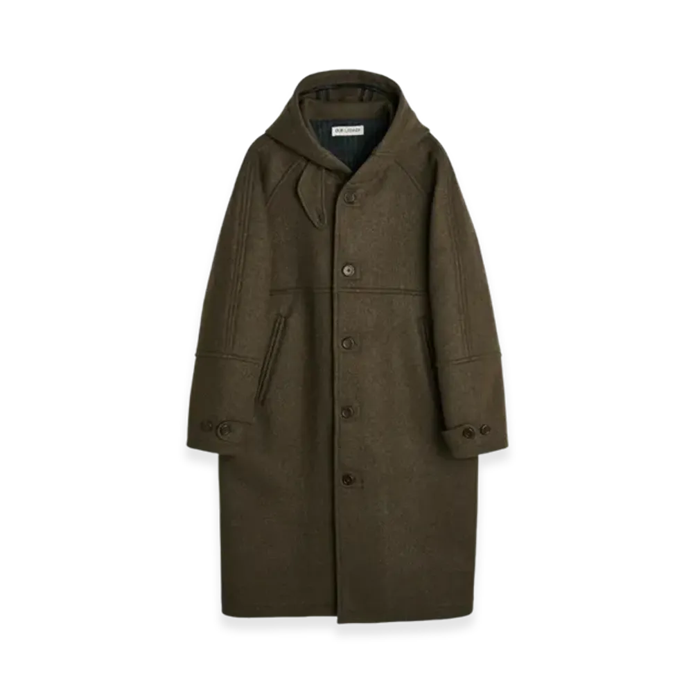 OUR LEGACY Duffel Abbey Melton "Moss Green"