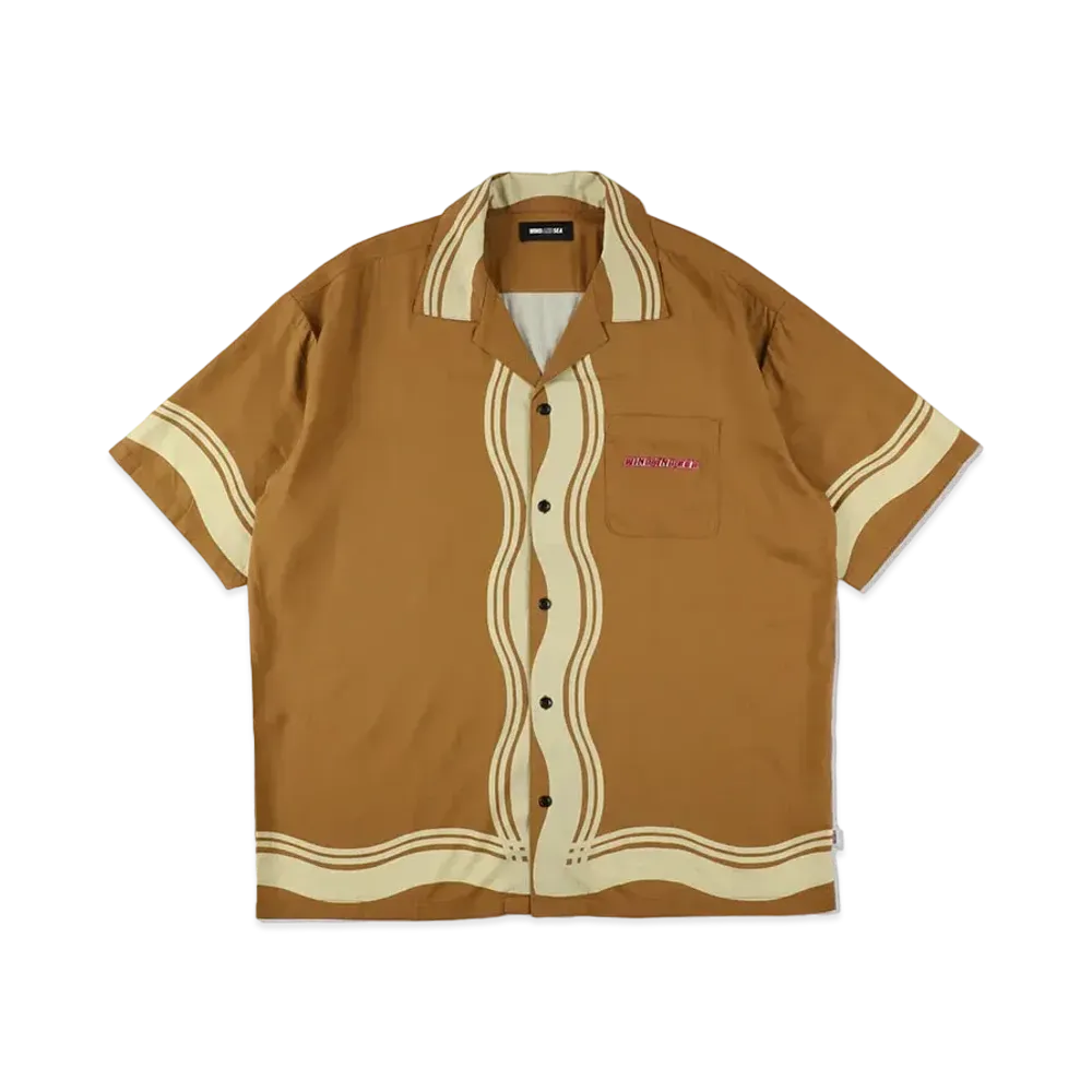WIND AND SEA x U.F.O. Noodle Open Collar Shirt "Mustard"