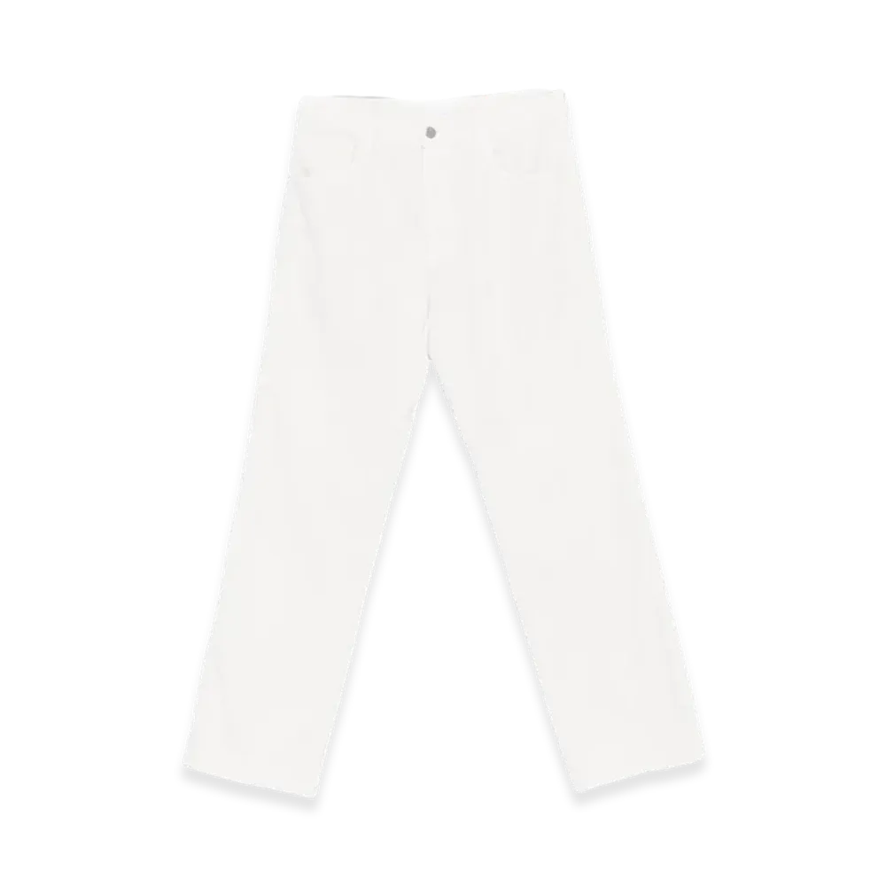 PRADA Chalk Cotton Pant "White"