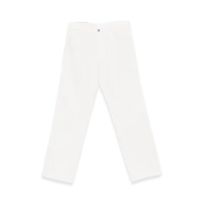 PRADA Chalk Cotton Pant "White"