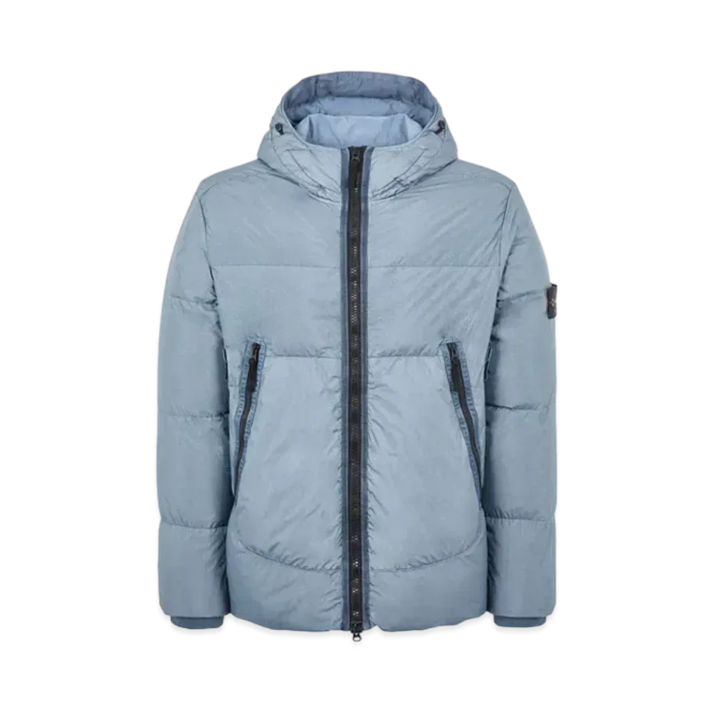 Stone Island 40123 GARMENT DYED CRINKLE REPS NY DOWN-TC "Pastel Blue"