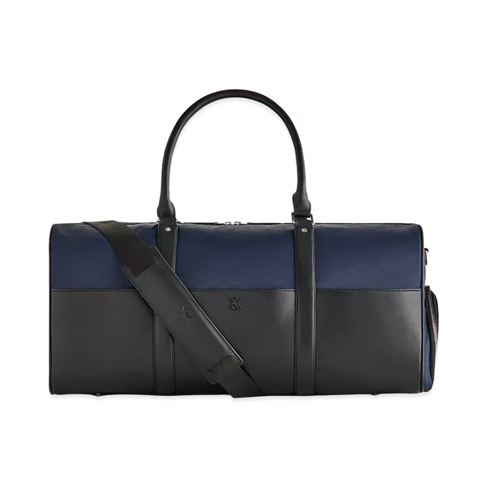Kith Monogram Nylon Leather Traveler K55 Bag "Nocturnal"