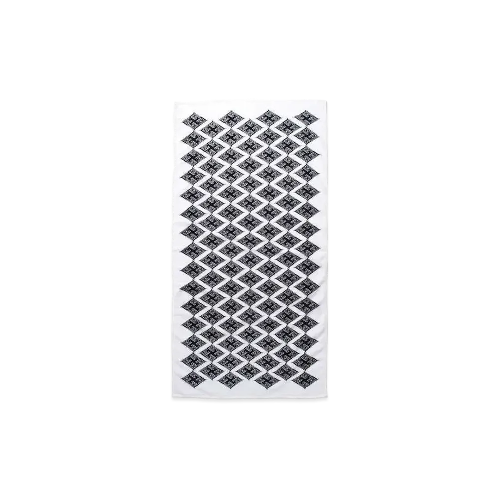 APHRODITEGANG ASAGARA BEACH TOWEL "White/Black"