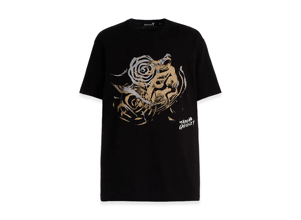 Ground Y x Taro Okamoto Graphic T-shirts "Sapporo Winter Olympics Commemorative Medal" "Black"