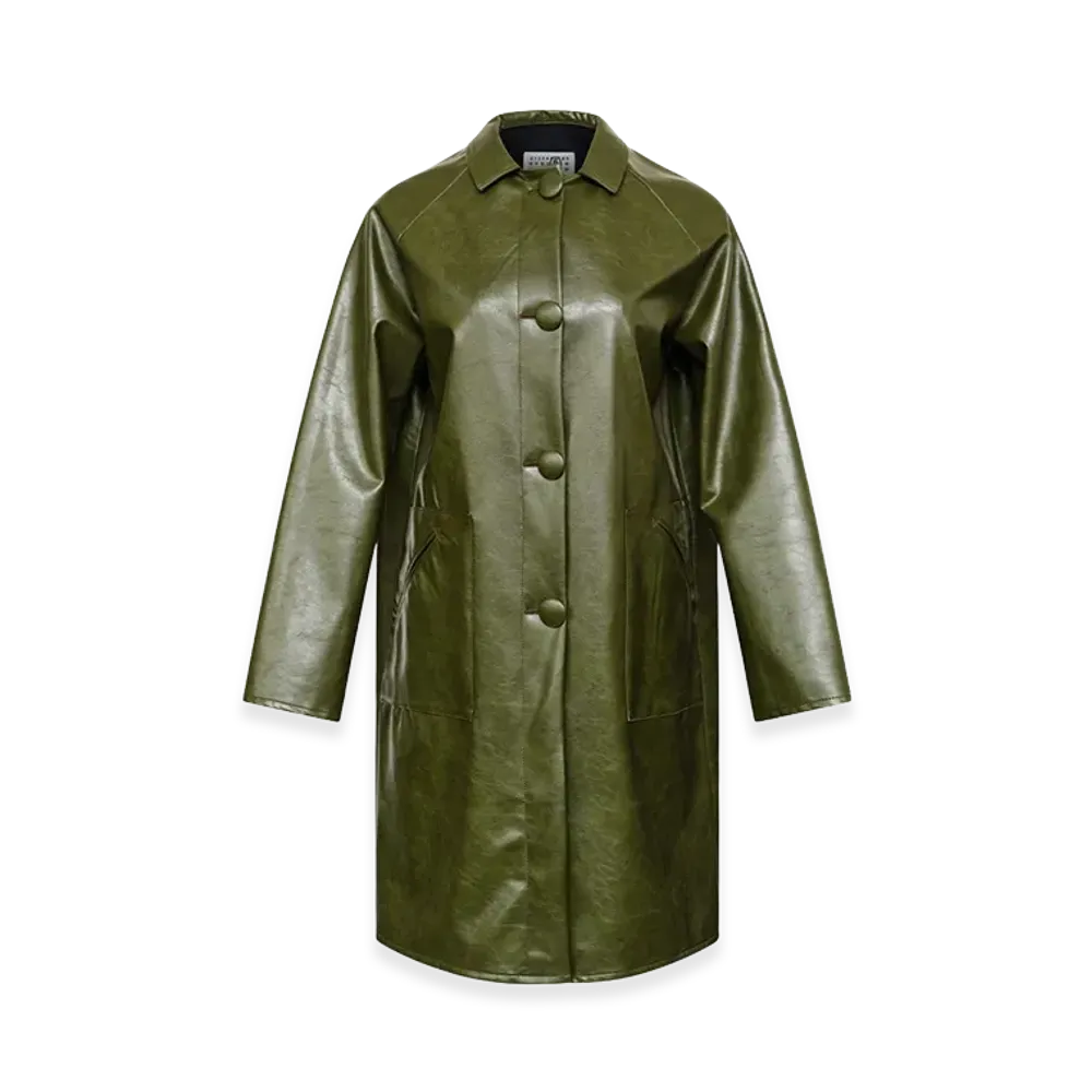MM6 Maison Margiela Women's Coats "Green"