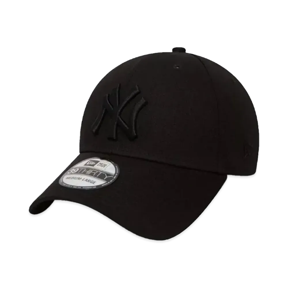 NEW ERA 39THIRTY 3930 MLB "NY Black Black"