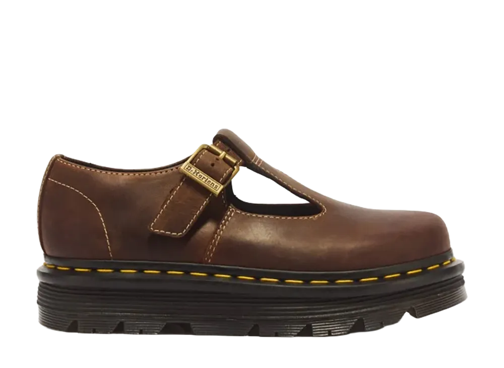 Dr.Martens Zebzag Mary Jane Shoes "Dark Brown"