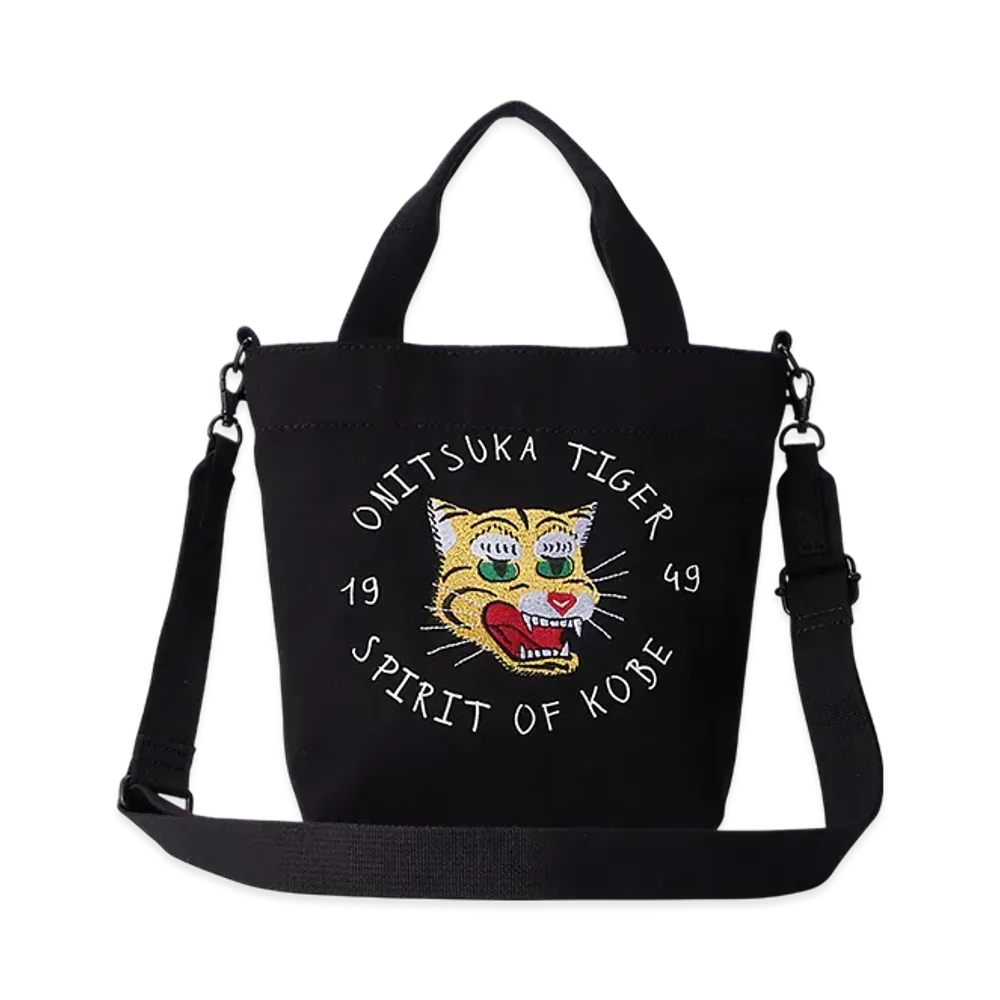 Onitsuka Tiger Small Canvas Bag "Black"