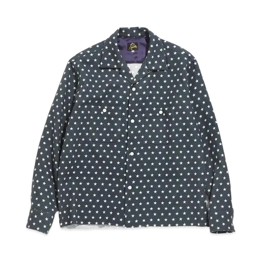Needles C.O.B. ONE-UP SHIRT - W/N MELTON / PT. "Star"