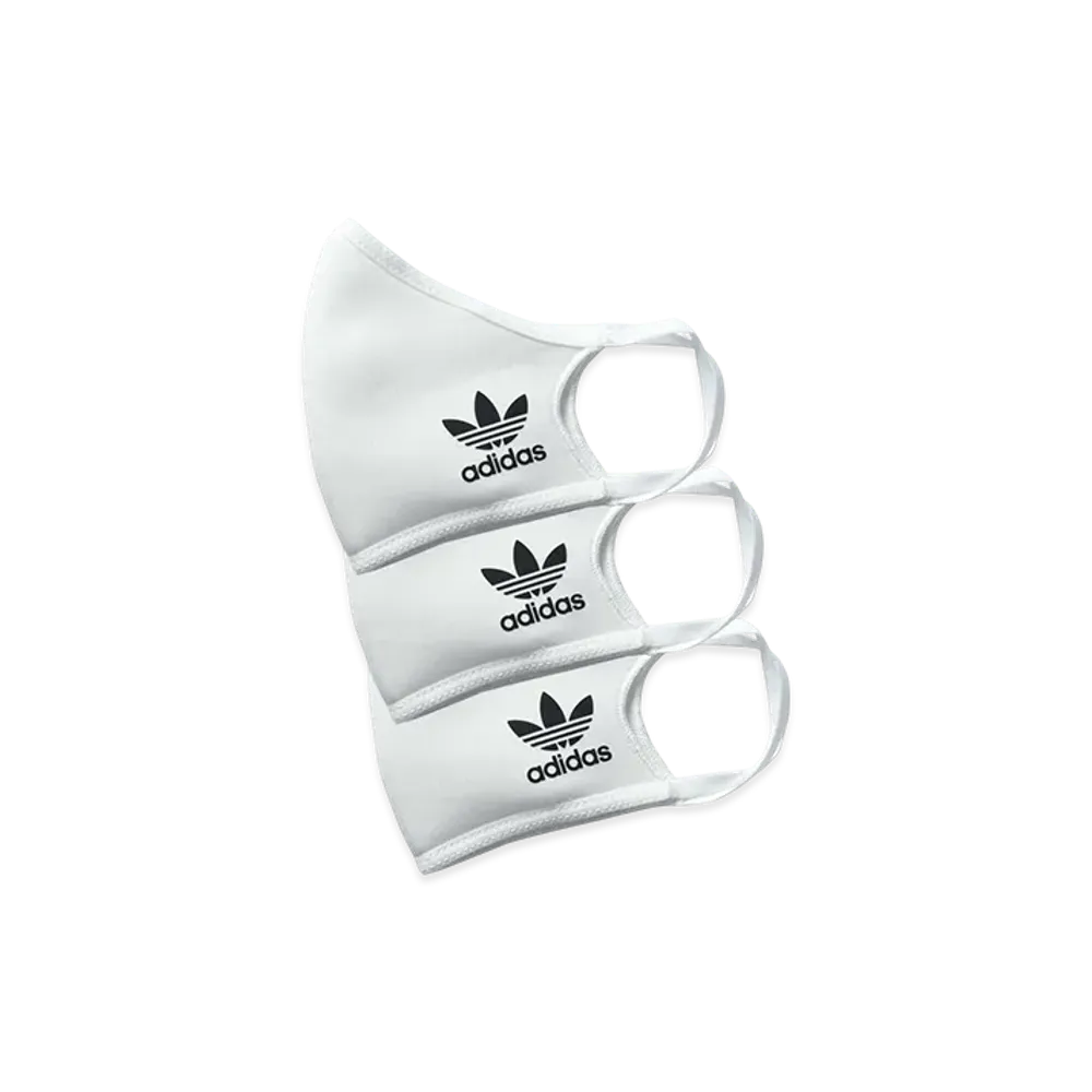 adidas Mask Face Cover 3Pack "White"