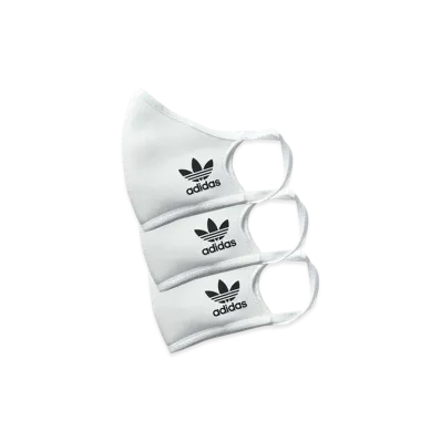 adidas Mask Face Cover 3Pack "White"
