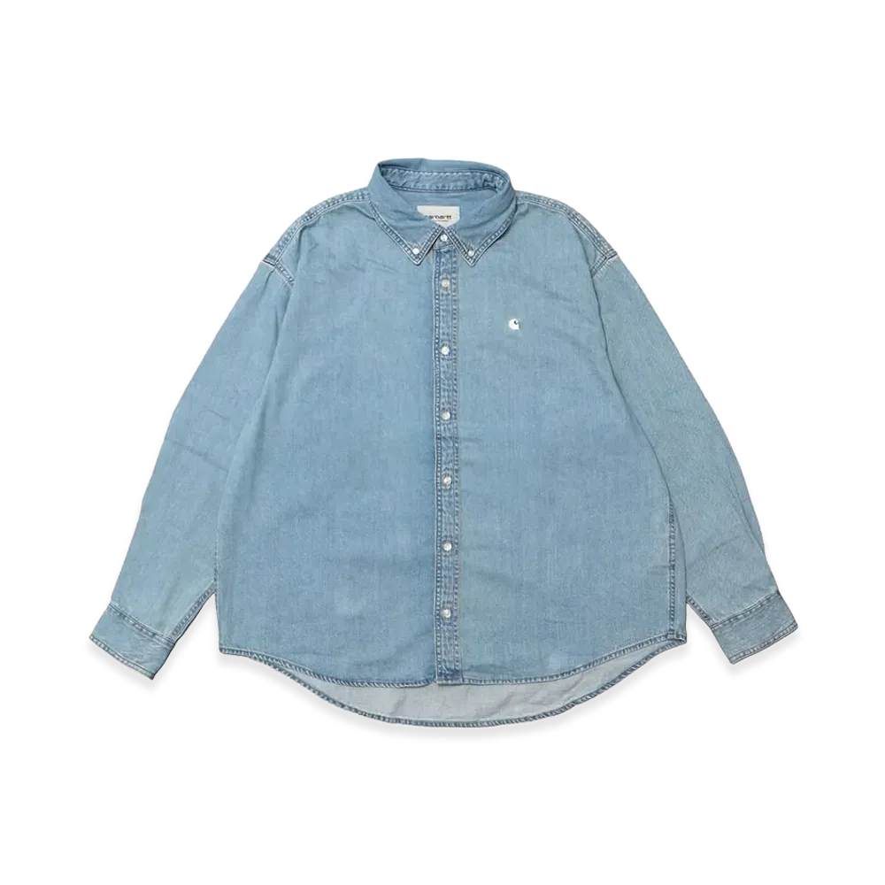 Carhartt WIP L/S Lucas Shirt "Blue Bleached"