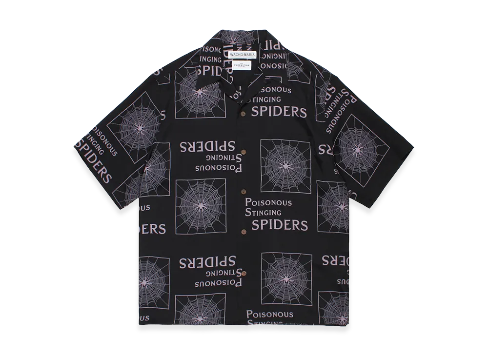 WACKO MARIA x The Phoenician Scheme Hawaiian Shirt "Black"