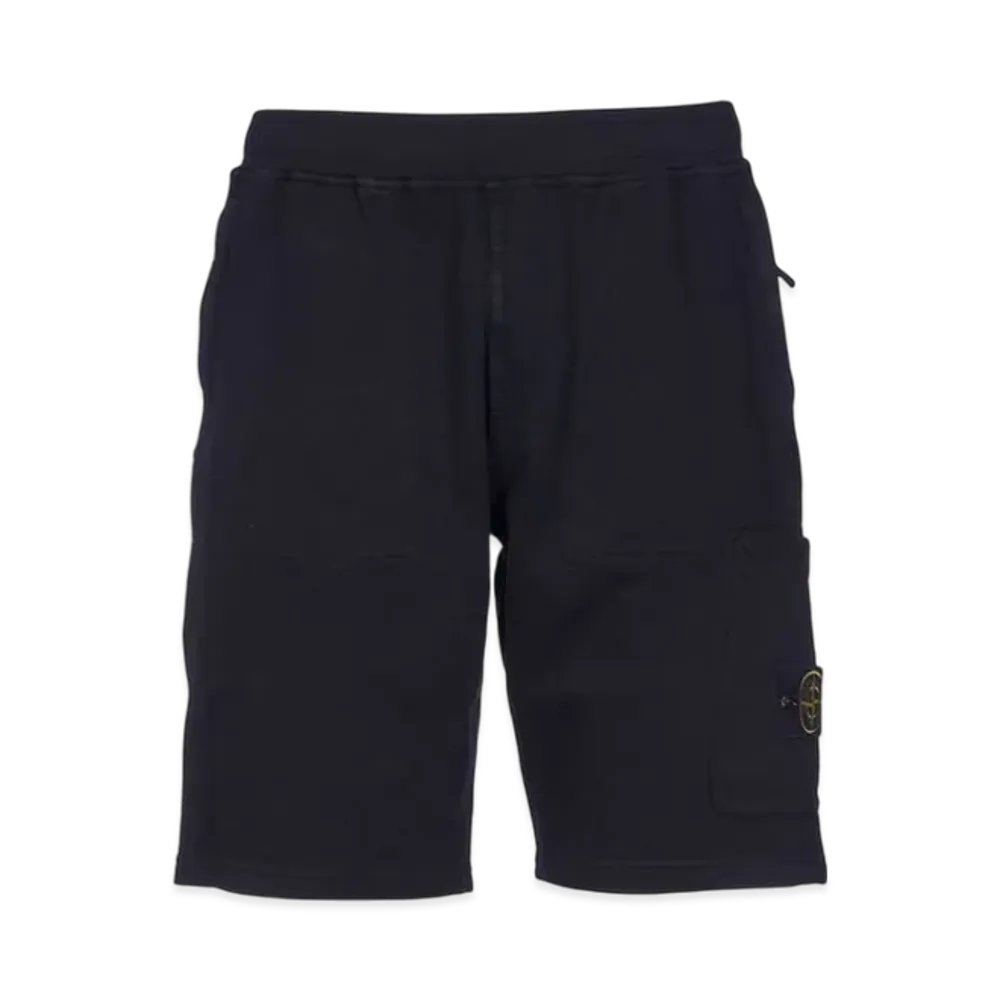Stone Island 64060 Old Treatment Cargo Bermuda Shorts - 23SS "Black"