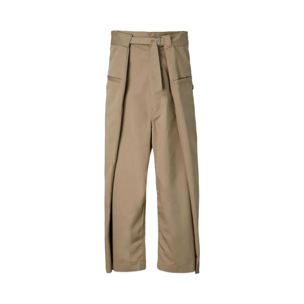 ANREALAGE Wrap Chino Pants "Beige"