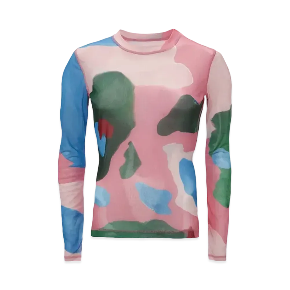 JW ANDERSON Long Sleeve Mesh Top "Multi"