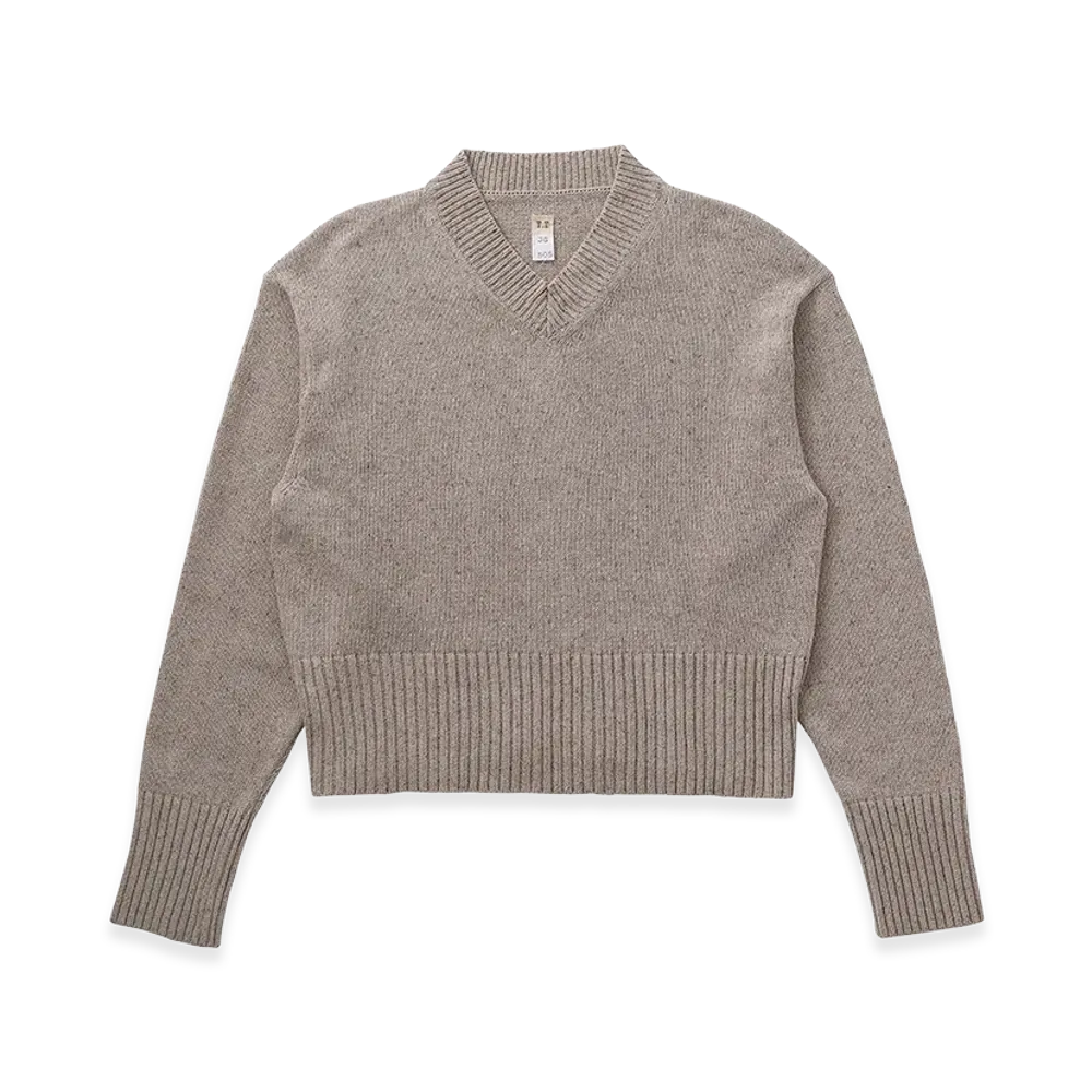 T.T Taiga Takahashi LOT.505 V-Neck Sweater "Ivory"