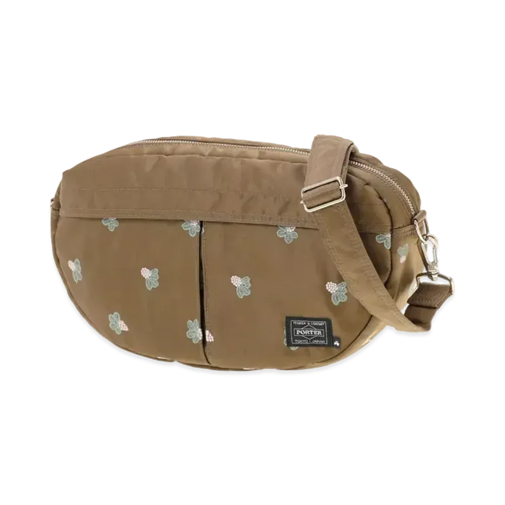 PORTER x mina perhonen Light Berry Shoulder Bag "Beige"