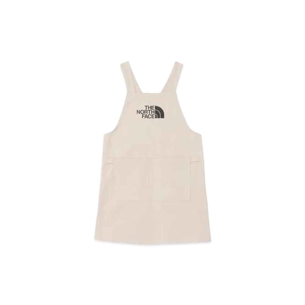 The North Face TNF Logo Apron Kids "White" "White"