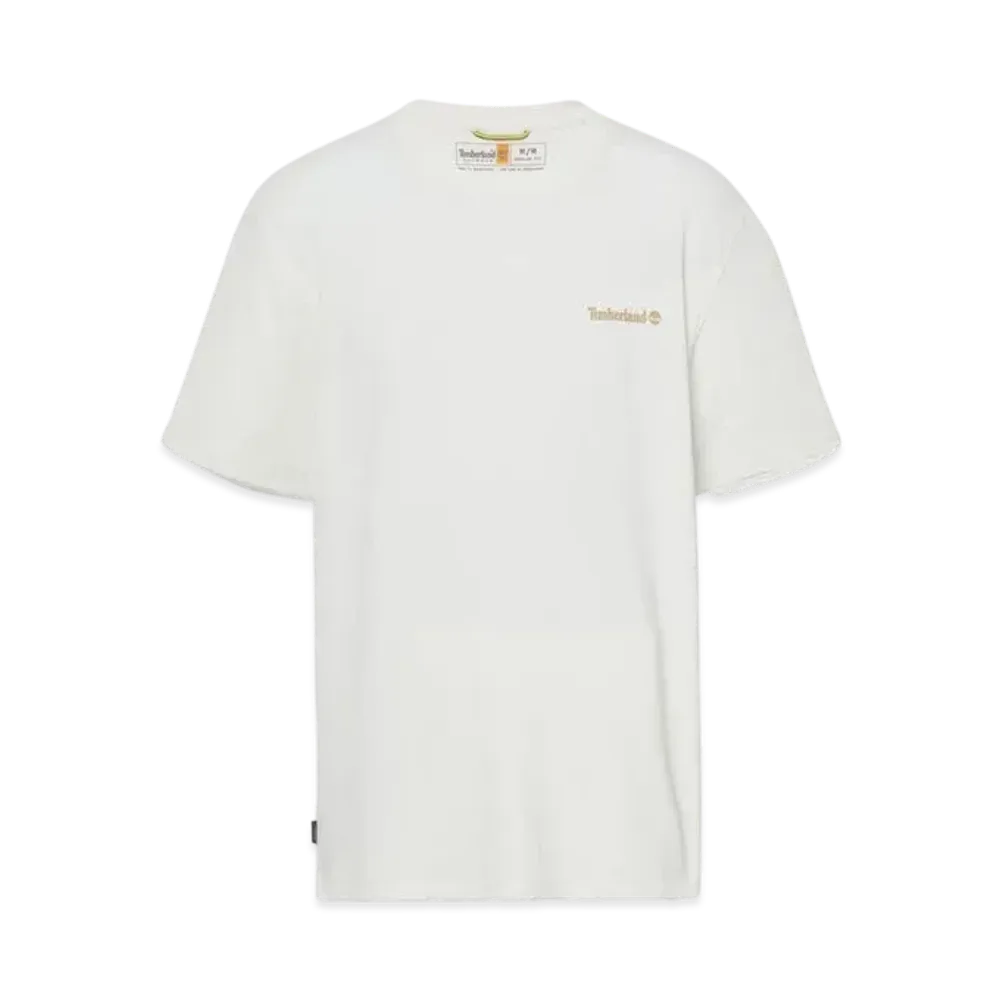 Timberland Men's Short Sleeve Polartec Quick Dry Breathable Fabric Tee "White"