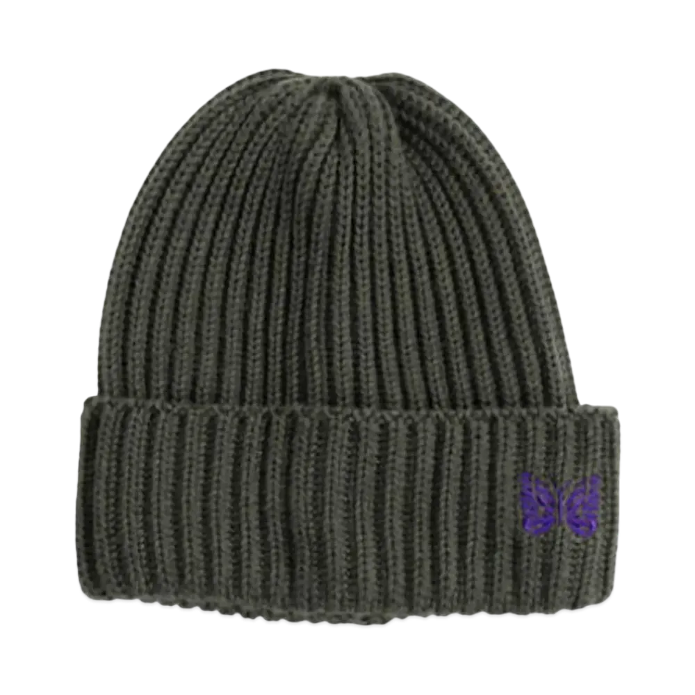 NEEDLES Merino Wool Watch Cap "Olive" PU063