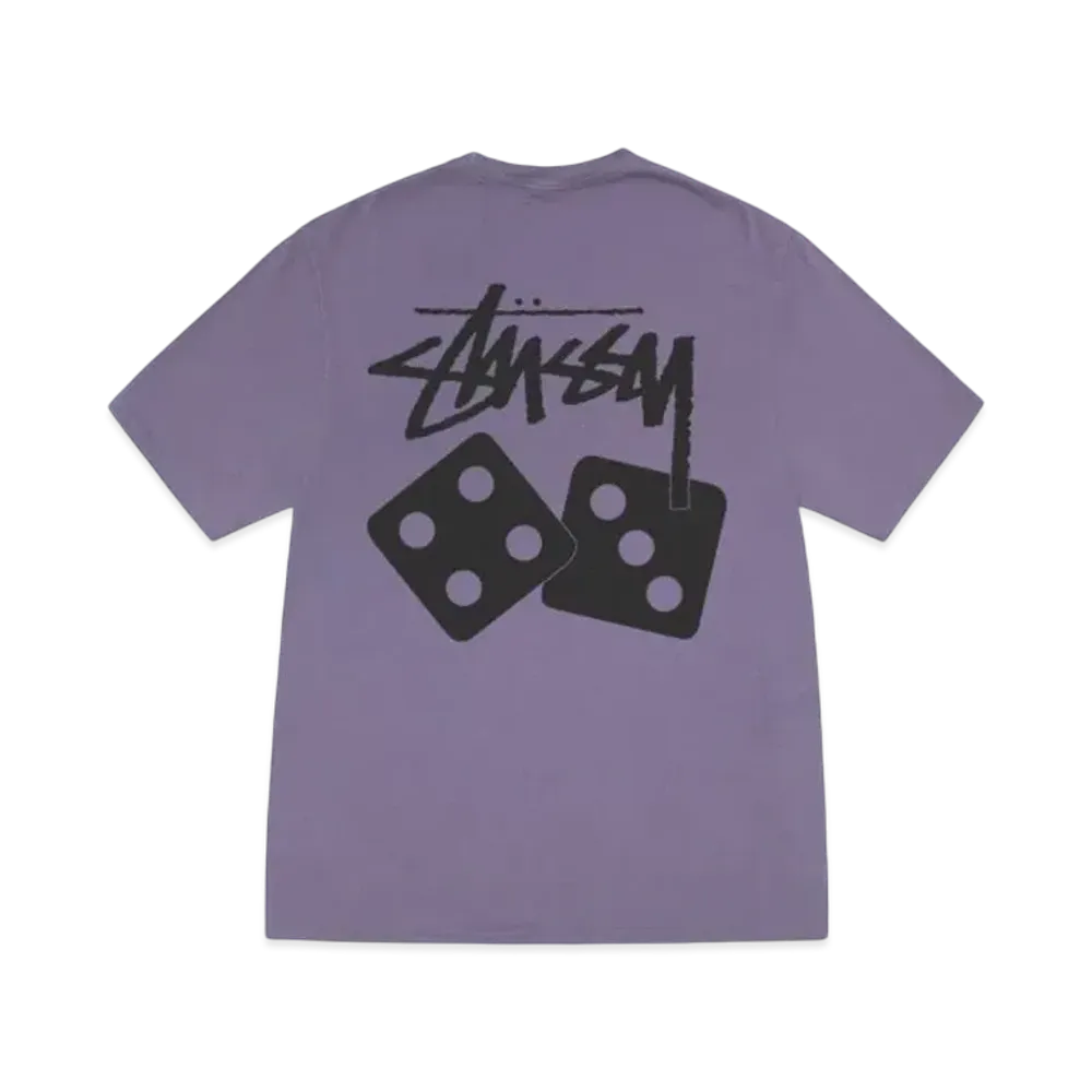 Stussy Dice Tee Pigment Dyed "Grape"