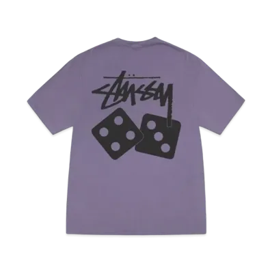 Stussy Dice Tee Pigment Dyed "Grape"