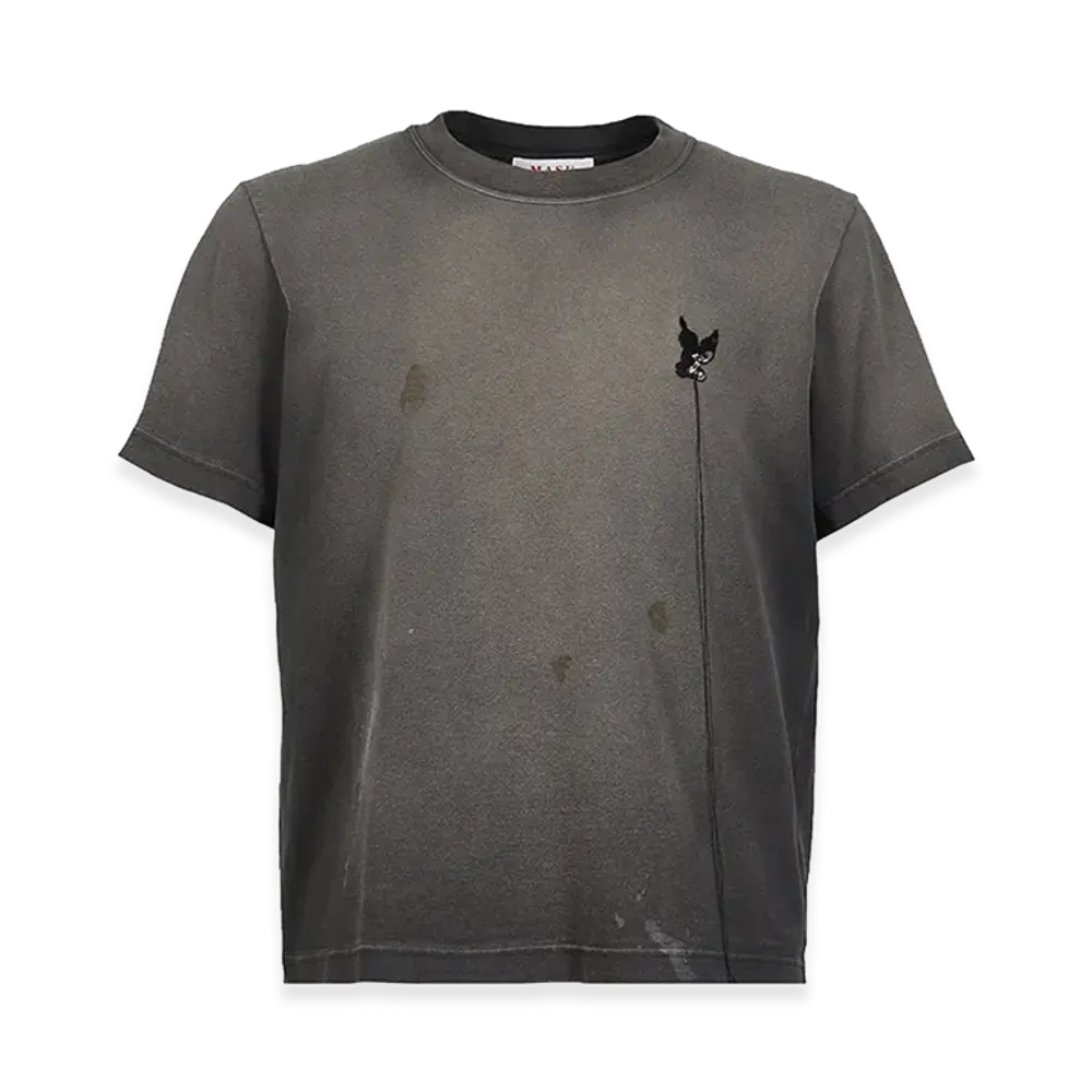 MASU x NUBIAN Wasted Black Angel T-Shirt "Black"