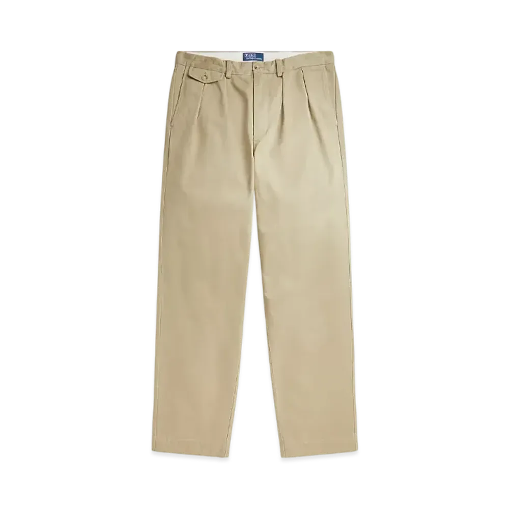 Polo Ralph Lauren Whitman Relax Fit Pleated Chino Pants "Brown"