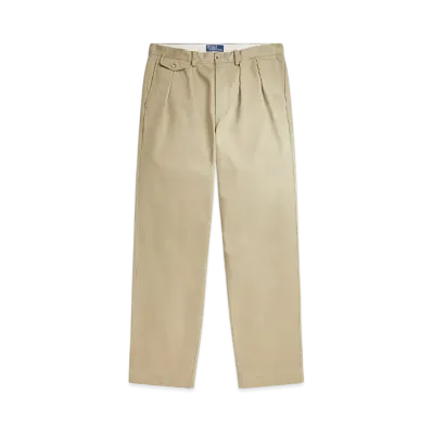 Polo Ralph Lauren Whitman Relax Fit Pleated Chino Pants "Brown"