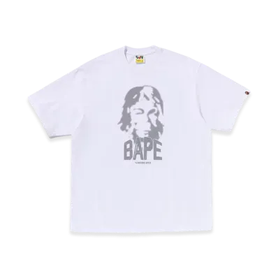 A BATHING APE Bape Graphic Relaxed Fit Tee "White"