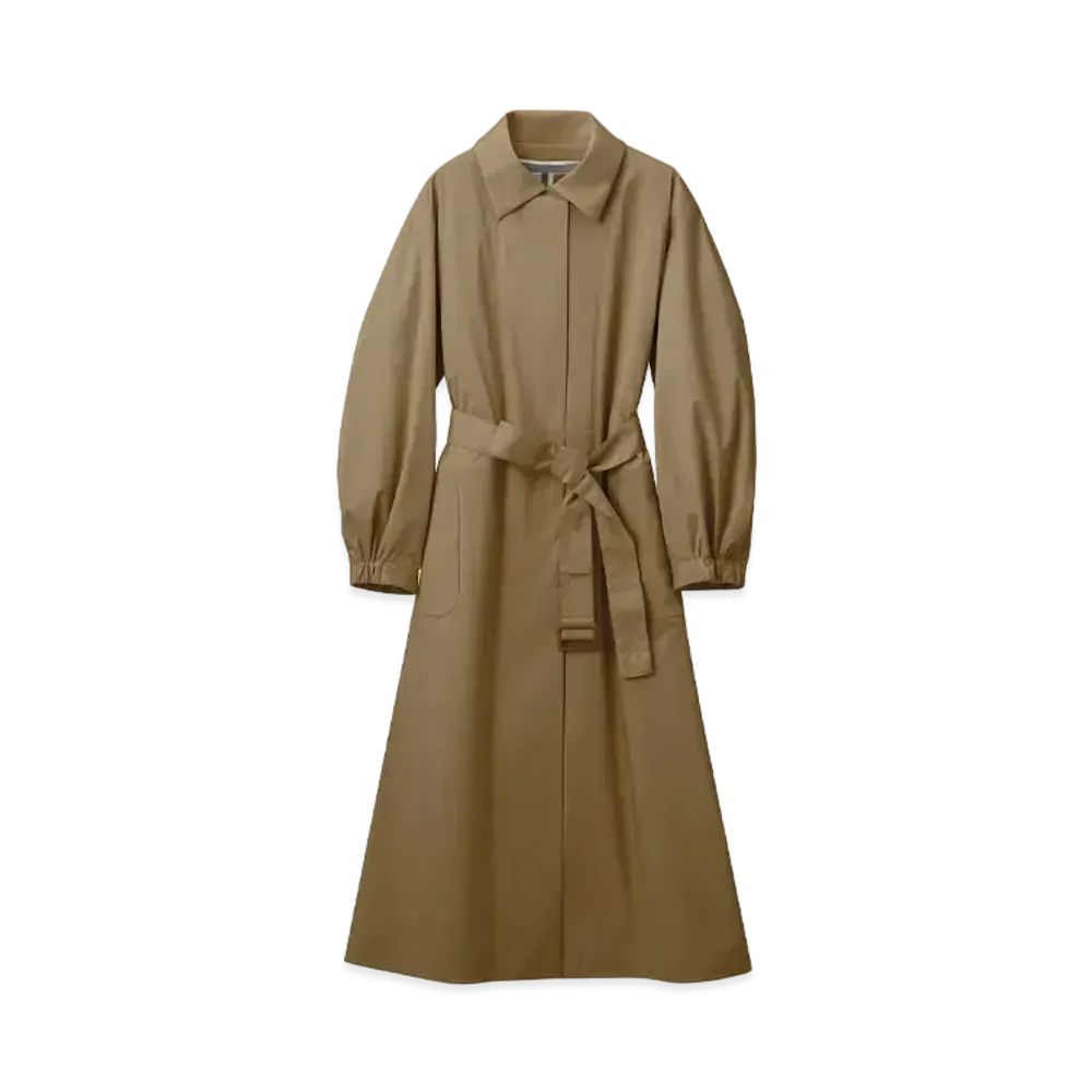 DESCENTE Allterrain Hard Shell Ballon Sleeve Coat "Fawn Beige"