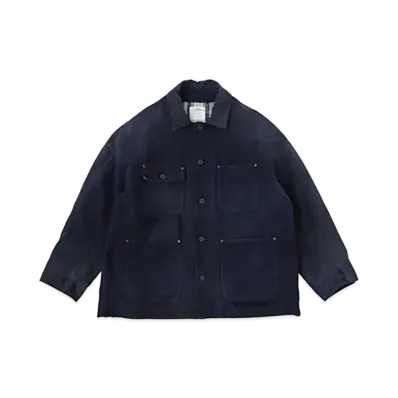 visvim MACRAY COVERALL CRASH "Navy"