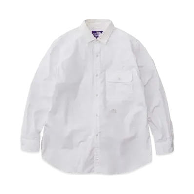 The North Face PURPLE LABEL Regular Collar Wind Shirt "Off White"