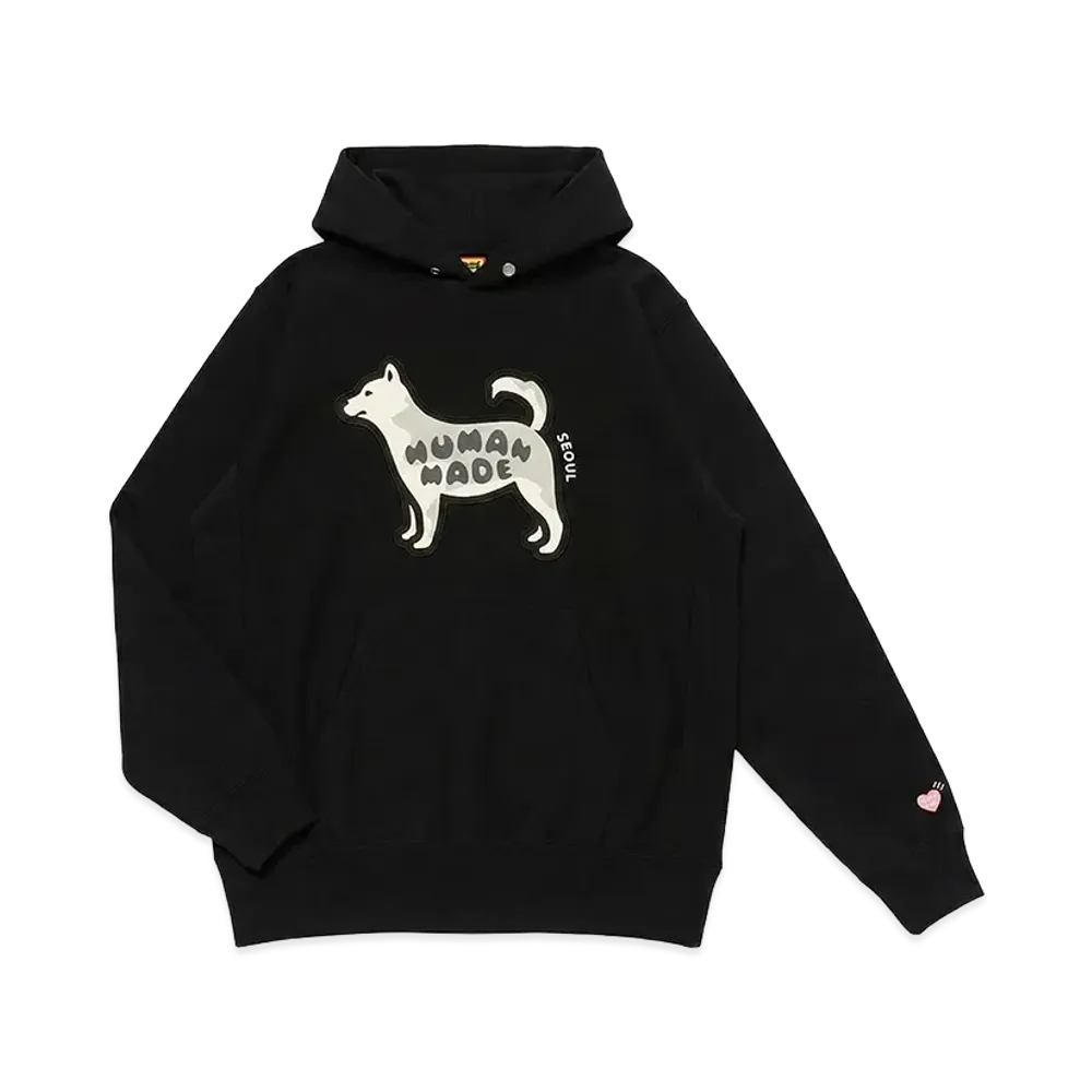 HUMAN MADE Stores Exclusive Animal Hoodie Offline Store Seoul "Black"