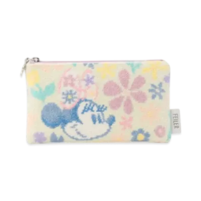 FEILER Disney Design In My Ribbon Flat Pouch "Pale Green"