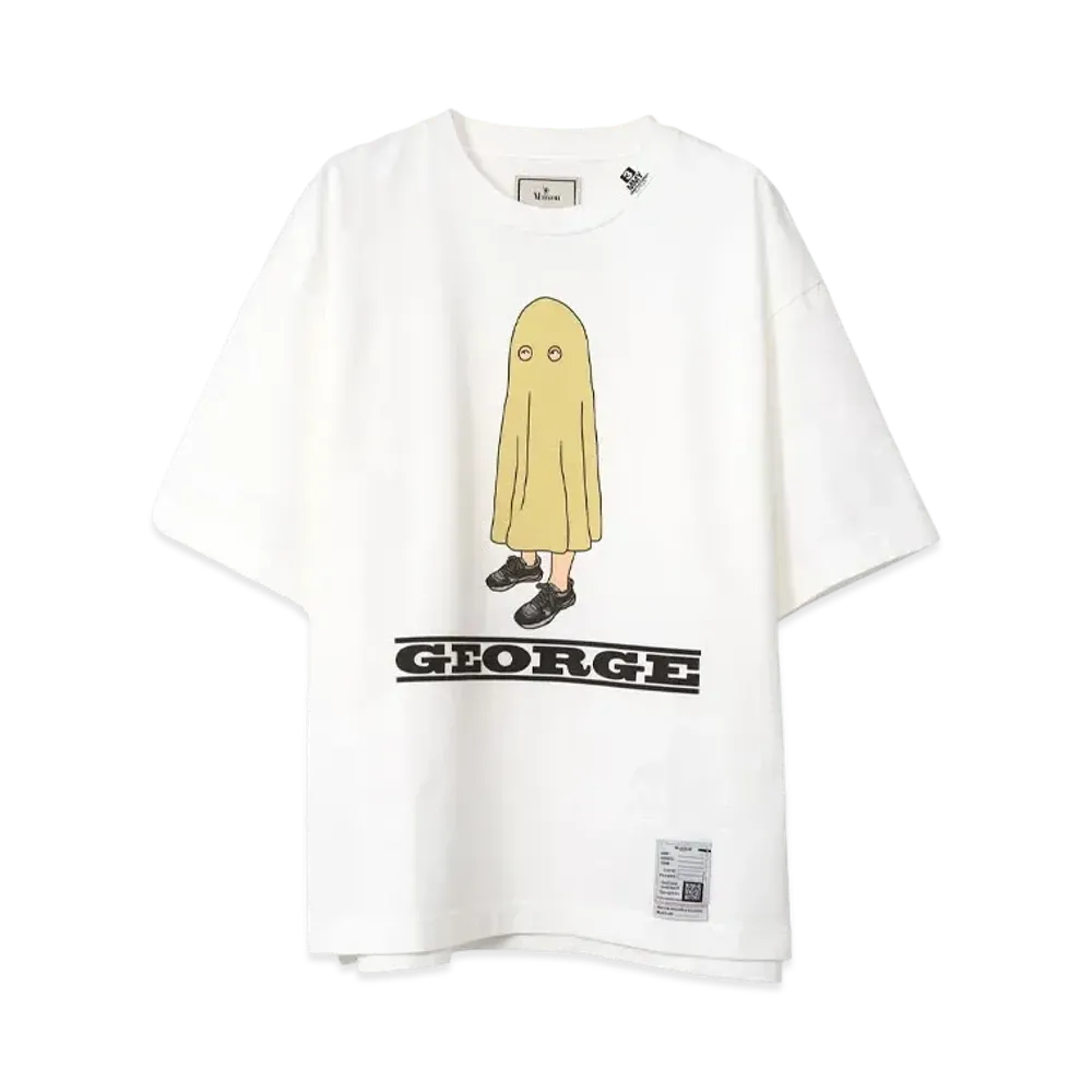 Maison MIHARA YASUHIRO George Printed Half Sleeve T-Shirt "White"