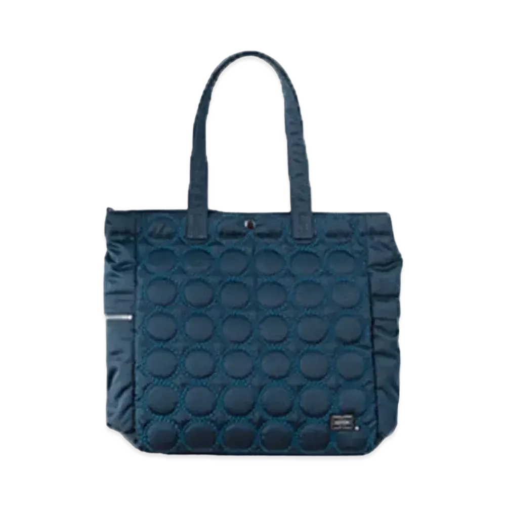 PORTER x mina perhonen 2Way Tote Bag L Tambourine "Blue"