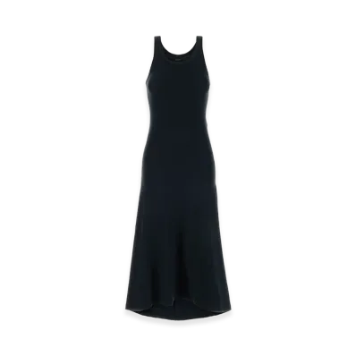 BALENCIAGA Women's Slate Stretch Cotton Dress "Neutrals"