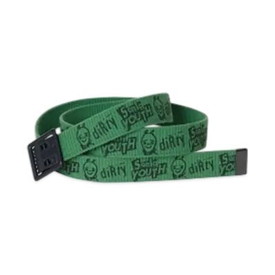 HYSTERIC GLAMOUR x SONIC YOUTH Dirty Print Tape Belt "Green"